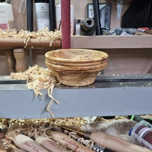 New Old English Spalted Beech bowl