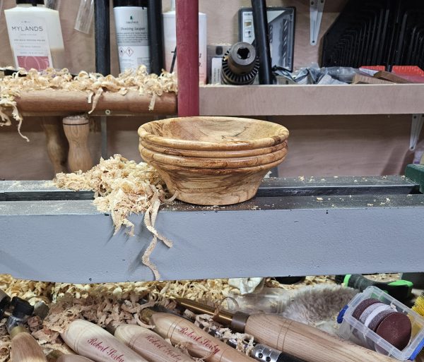 New Old English Spalted Beech bowl