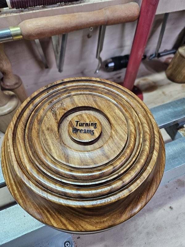 Rare Kiaat Muninga wooden bowl - Image 6