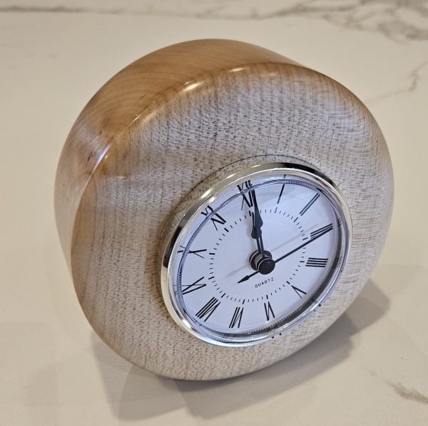 Sycamore Desk or Mantel clock - Image 2
