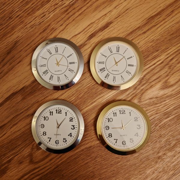 Yew Wood Ball clocks, Various faces available... - Image 7
