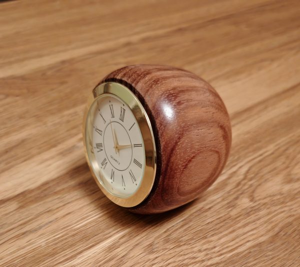 Purpleheart Ball clocks, Various faces available...