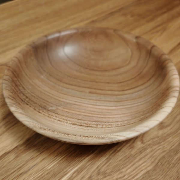 Large Two Tone Elm Wood Bowl - Image 2