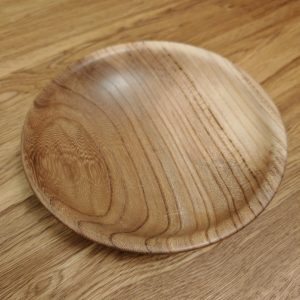 Large Two Tone Elm Wood Bowl