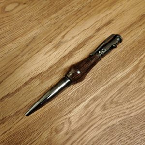 Unique handmade pen made from 1000+ year old bog oak wood