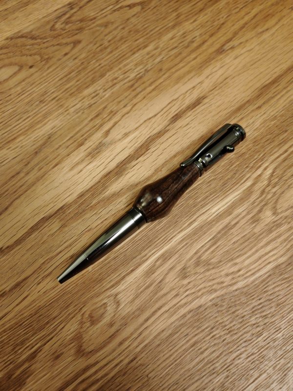 Unique handmade pen made from 1000+ year old bog oak wood - Image 2