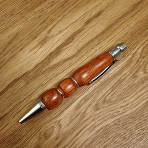 Unique handmade pen made from Padauk Wood