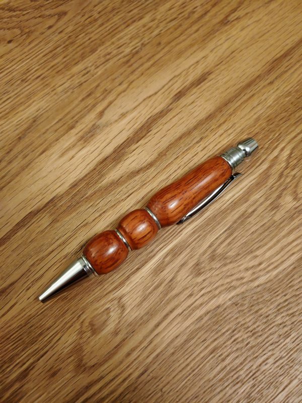 Unique handmade pen made from Padauk Wood