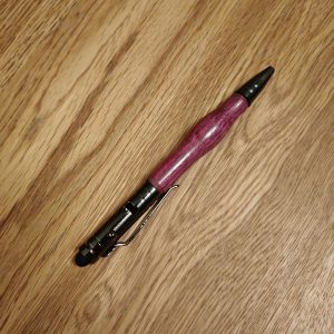 Unique handmade pen made Purpleheart wood