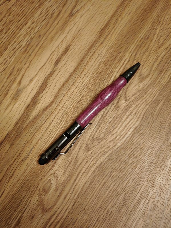 Unique handmade pen made Purpleheart wood