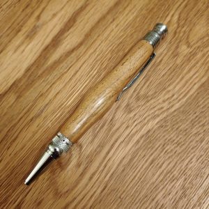 Unique handmade pen made from Goncalo Alvi wood