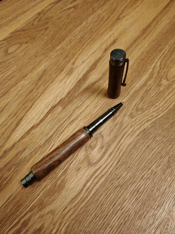 Unique handmade pen made from 1000+ year old bog Oak