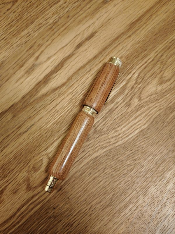 Unique handmade pen made from Jatoba Wood