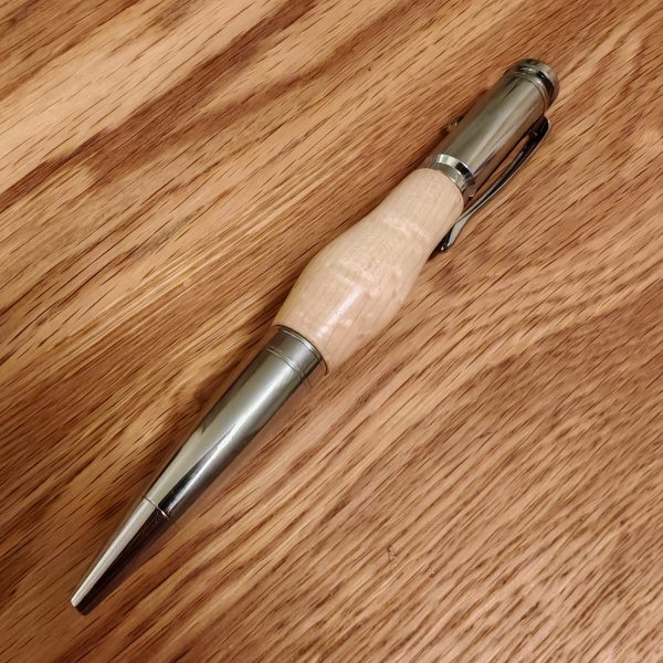 Unique handmade pen made from Birdseye Maple wood - Image 3