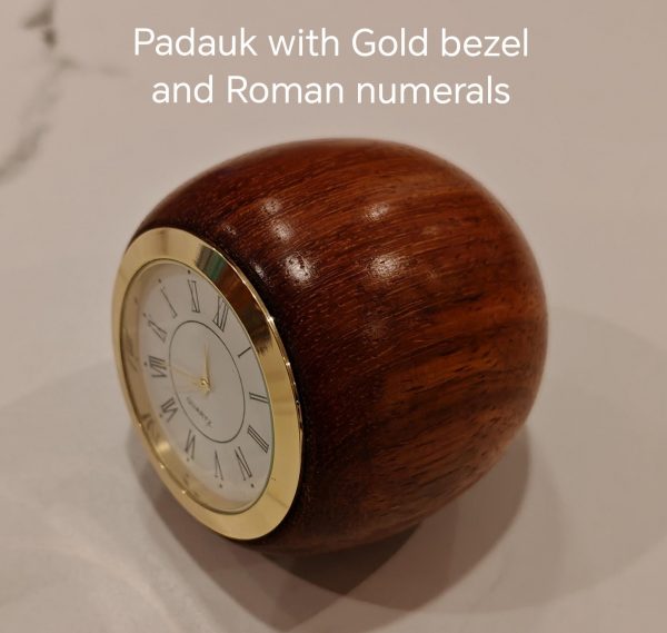 Unique Handmade Ball clocks! Various woods and faces available... - Image 3