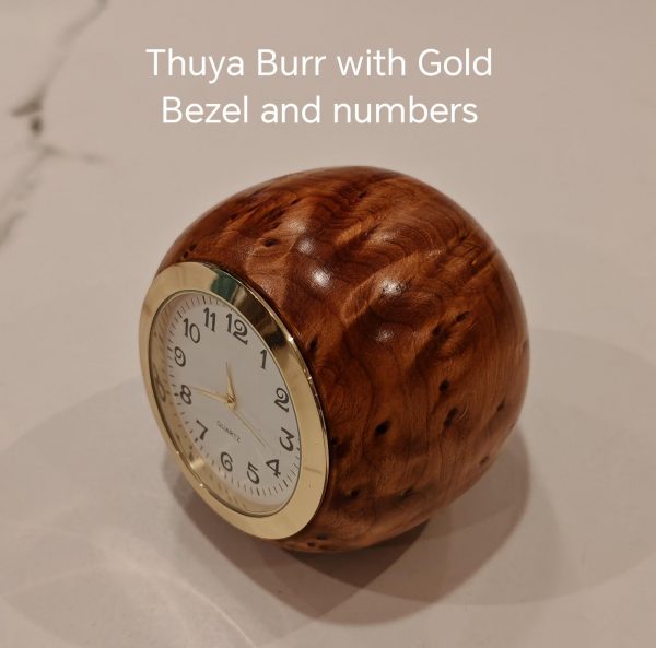 Unique Handmade Ball clocks! Various woods and faces available... - Image 6