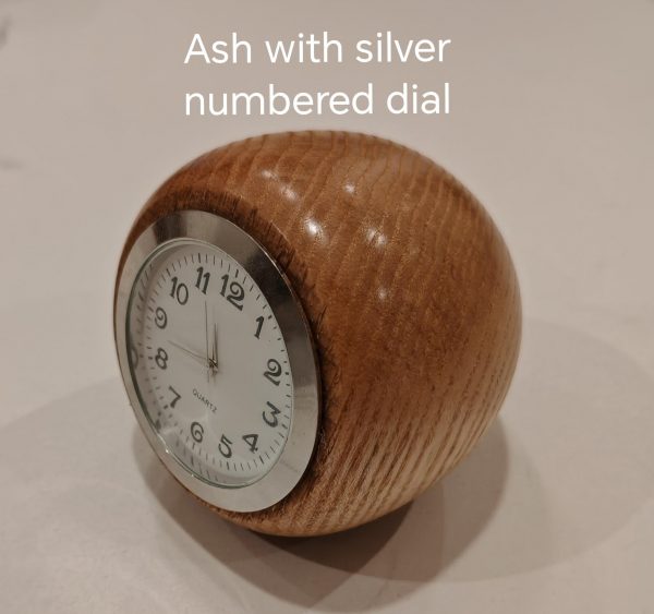 Unique Handmade Ball clocks! Various woods and faces available... - Image 4