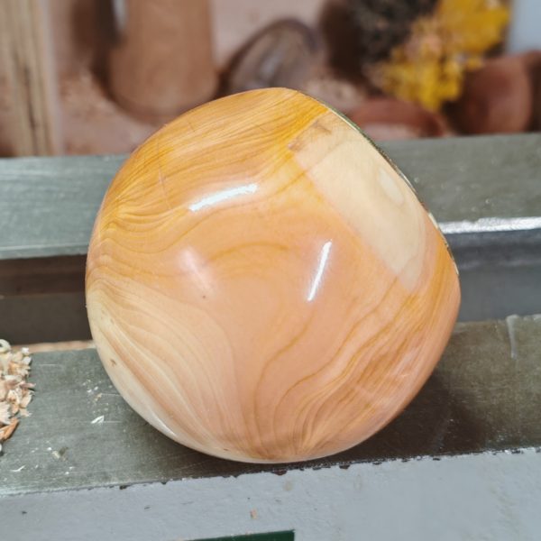 Yew Wood Ball clocks, Various faces available... - Image 5